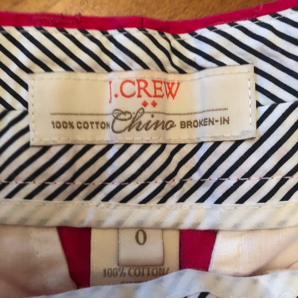 J Crew Womans Chino Shorts Size 0. - Picture 2 of 2